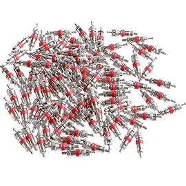 QISF 200Pcs Premium Tyre Tire Valve Cores - Valve Stem Core Part Replacement, Universal for Most Automotive, RV, ATV & Air Conditioning, Motorcycles and Bicycles
