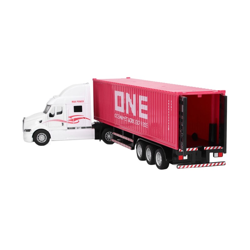 Container Truck Model 1:48 Vivid Exquisite Beautiful Decorative Toy Ornament