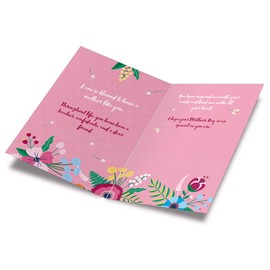 Prime Greetings Mother's Day Card, Made in America, Eco-Friendly, Thick Card Stock with Premium Envelope 5in x 7.75in, Packaged in Protective Mailer