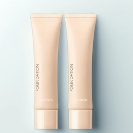 The Saem Saemmul Airy Cotton Foundation 30ml, 1 light beige, 2 pcs. / 더샘 샘물 에어리 코튼 파운데이션 30ml, 1 라이트 베이지, 2개