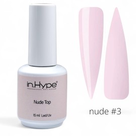 IN.HYPE UV Nude Gel Top No wipe for nail Nude #3