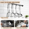 TeamFar Stainless Steel Cooking Utensils Set, 4 Pieces Kitchen Utensils