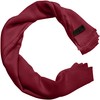 CJ Apparel Maroon Burgundy Solid Color Fringe Design Nepalese Shawl