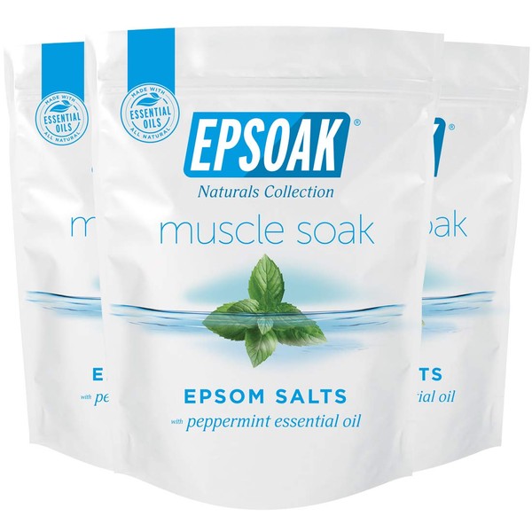 Epsoak Epsom Salt - Muscle Soak 6 lbs. (Qty 3 x 2 lb. Bags)