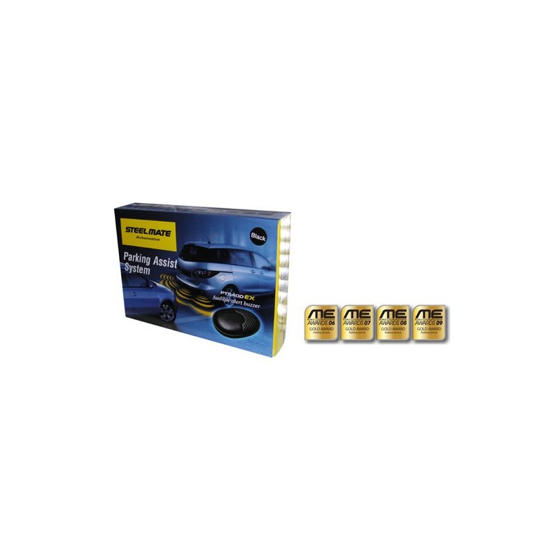 Steelmate PTS400EX - 4 Sensor Rear Parking Kit with Buzzer