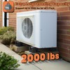 GCGOODS Rubber Floor Mounting Base Pad, Ductless Mini Split Air