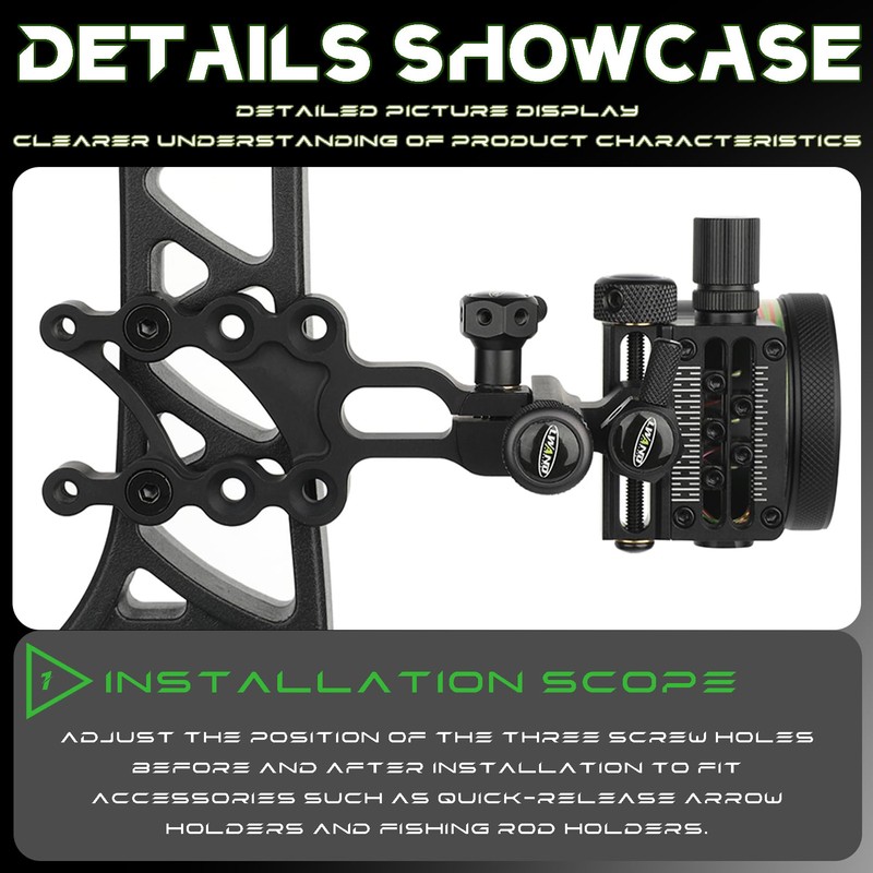 Compound Bow Sights - Professional Long/Short Bow Sights for Compound