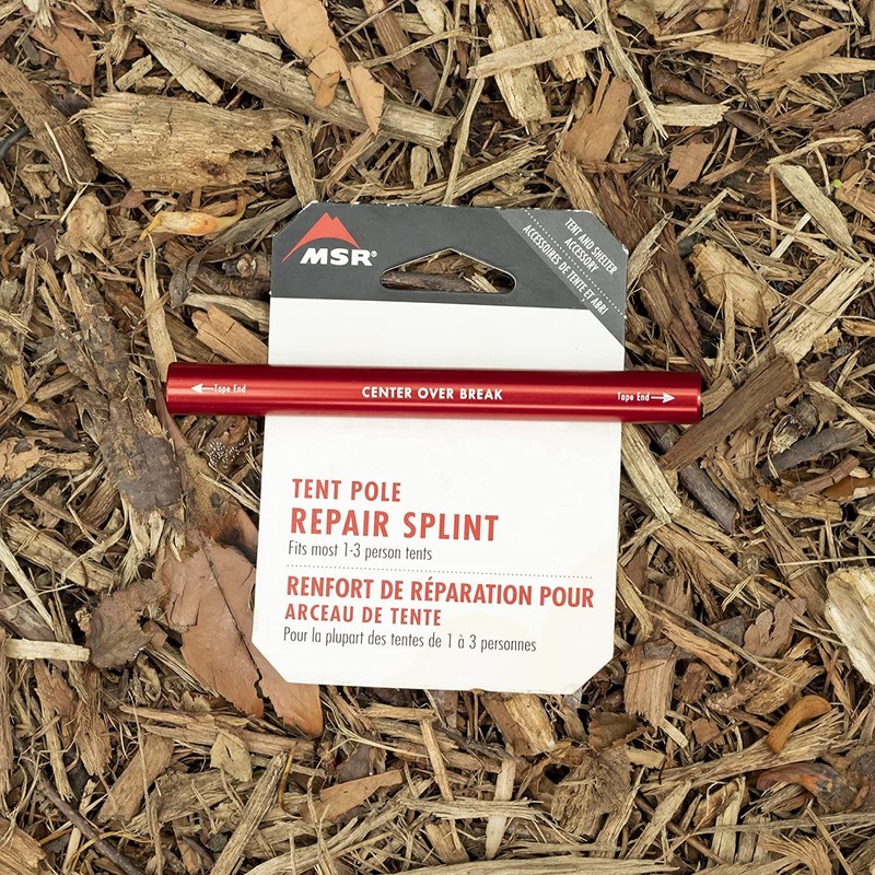 Msr TENT POLE REPAIR SPLINT, Color Red