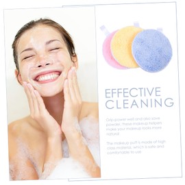 Vaguelly 3pcs Compact Powder Puff Makeup Tool Gentle Makeup Remover Pads for Foundation Concealer Blush