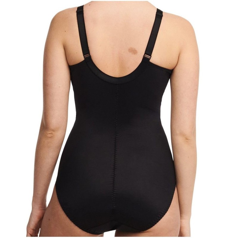 Chantelle Hedona Minimizer Shaping Bodysuit 34C, Black