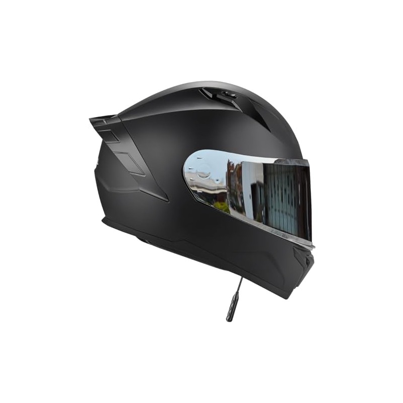 MOCOERL Casco Integral para Moto Certificado Dot con Bluetooth Puede