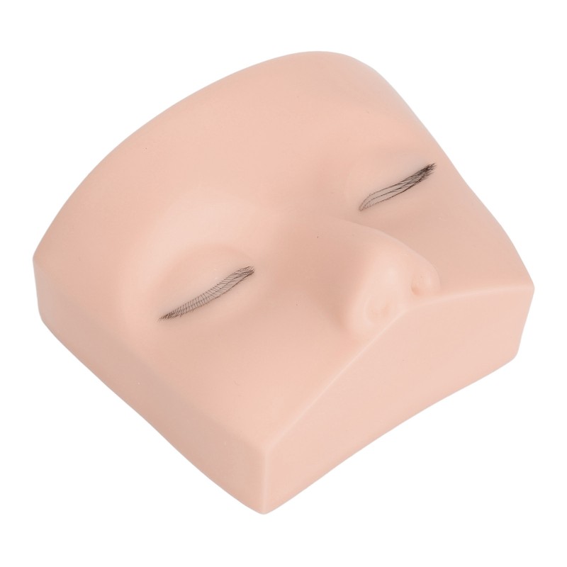 Lash Mannequin Head Elastic Realistic 3 Layer Lashes Eyelash Mannequin