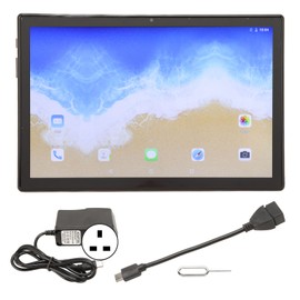 10in Tablet for Android 12 Gold HD 1920x1200 IPS 4G Calling 2.4G 5G Dual Band WiFi 6GB 128GB Tablet PC 100‑240V UK Plug