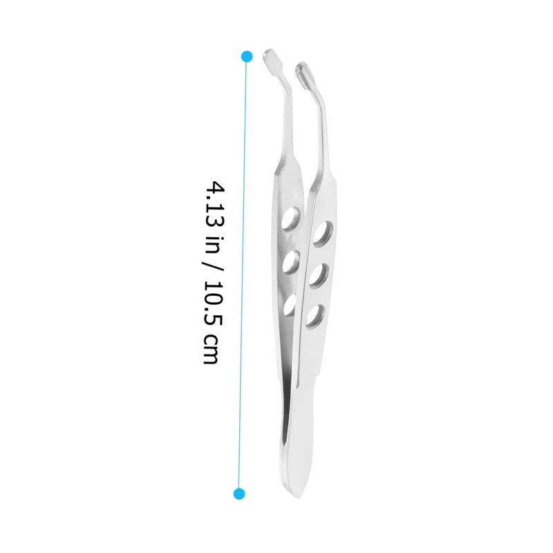 Gatuida Stainless Steel Eyelid Forceps Meibomian Gland Expressor Tweezers for
