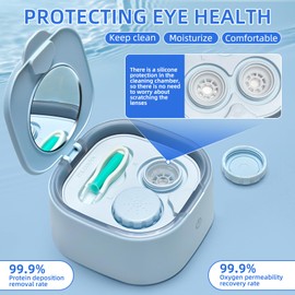 Rigid Keratoplasty Scleral Ultrasonic Contact Lens Cleaner for OK Lens and RGP Lenses