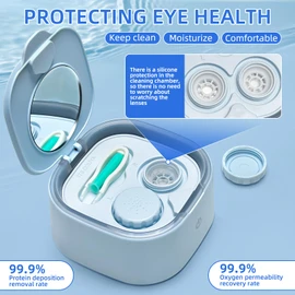 Rigid Keratoplasty Scleral Ultrasonic Contact Lens Cleaner for OK Lens and RGP Lenses