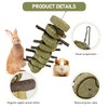 2PCS Rabbit Chew Toys, Hamster Chew Toys for Teeth, Rabbits