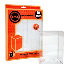 ATV Store Premium High Grade UV Pop Protectors 4" Grooved Edge 0.50mm Pack of 10