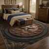 Texas Small Rug 2x3 Entryway, Front Door, Washable