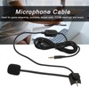 Cantilever Microphone Cable Earphone Audio Cable with Volume Control Mute