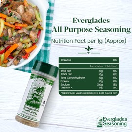 Everglades Seasoning & BBQ Rub Combo 14 oz (Pack of 2) – All Purpose & Heat – All Purpose Seasoning & Rub for Grilling, Smoking & Cooking Beef, Chicken, Pork, Seafood & Vegetables