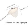 2Pcs Reusable Coffee Sock Filter Cloth Strainer Stainless Steel Handle