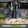 SnapFresh Leaf Vacuum, 2-in-1 Cordless Blower & Vacuum with 4.0Ah
