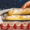 KITESSENSU 15 Inch Silver Baguette Baking Pan Nonstick Bread Pan