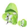 EZZNTIAL Corgi Convertible Travel Pillow - Stuffable Neck Support &