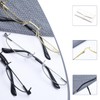 [Gianrght] No Lens Oval Half Rim Under Rim Bottom Frame
