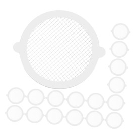 Mipcase 28Pcs Round Disposable Hair Catcher Stickers Drain Covers for Shower Kitchen Bathroom Hair Stopper for Clean Drains Clog Prevention