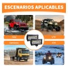 Par Faros 7''auxiliares 120w Triple-fila 6000k