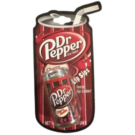 LOTTA LUV Soda Can Shaped Tasty Lip Balm DR. PEPPER CHERRY VANILLA 0.16 oz Rare
