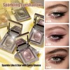 OETUIOW Shimmer Eyeshadow High Sparkle High Pigment Eyeshadow Pear White