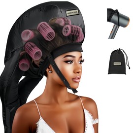 Hair Roller-Specific Heating Bonnet,Shorten Heatless Rods Rollers Curling Time,Styling Hairs at Home&Helps Curls Stay Longer,Frizz Control, Lightweight & Portable for Travel(Rollers Not Included)