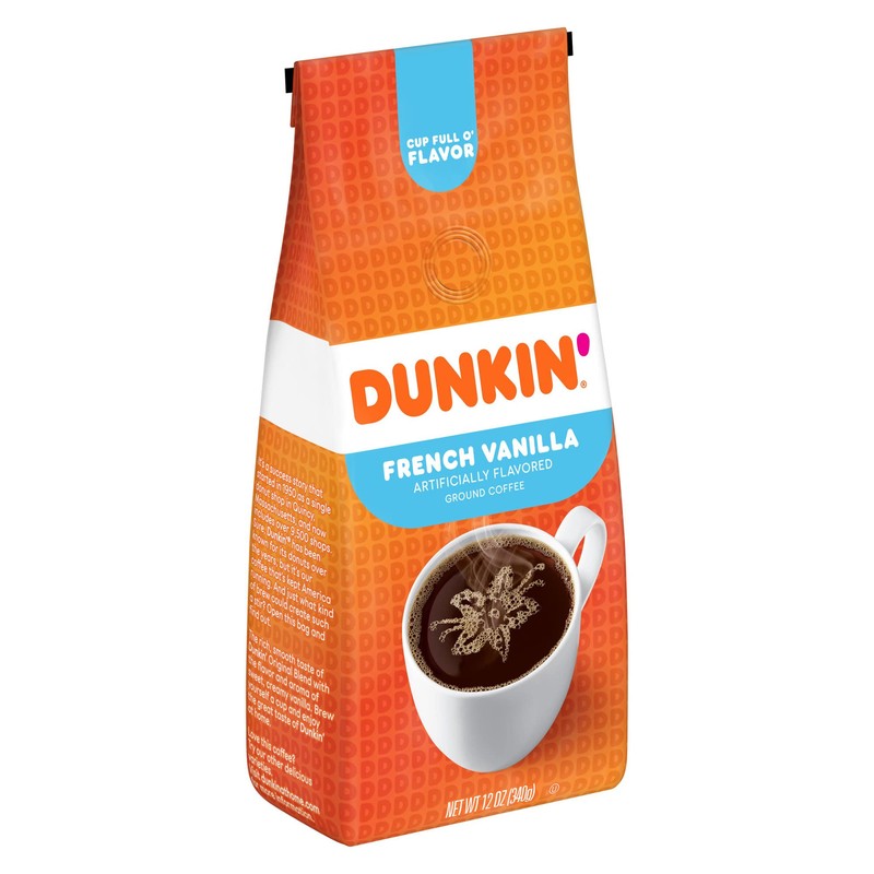 Dunkin' Donuts® French Vanilla Coffee, 12 Oz Bag