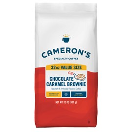 Cameron's Coffee Roasted Ground Coffee Bag, Chocolate Caramel Brownie, 32 Ounce