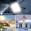 JNGMAIR 100W LED Outdoor Flood Light Plug in, 12000LM 5000K