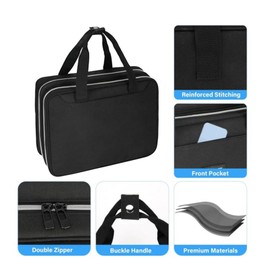 perfeclan Tattoo Travel Case Tattoo Supplies Accessories 2 Layer