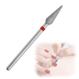 JUGUTA Nagelhaut-Reinigungsbohrer 3/32 Zoll, Russischer Maniküre-Bohrer, Professioneller Sicherheits-Hartmetall-Nagelreiniger-Nagelbohrer Zur Nagelhaut- Und Abgestorbenen Haut, Nagelvorbereitu