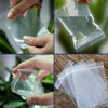 100x Zip Lock Plain Grip Seal Bags Polythene Plastic Craft