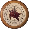 WEST & CO. 6" OAK TURTLE TIDE CLOCK BY WEST