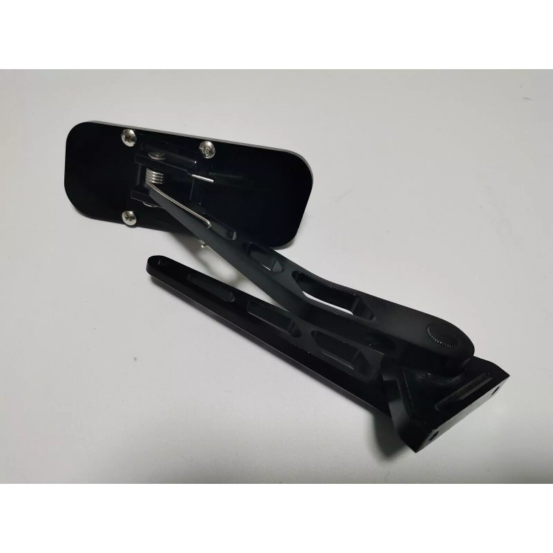 espeedpro21 Black Aluminum 5"x2" Gas Pedal & 48" Throttle Cable