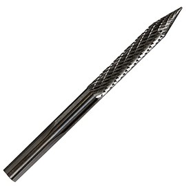 Diamond-Cut Carbide Cutter for Preparing Tire Puncture Injuries for Proper Tire Repair - Prepares Injuries up to 1/4" (6mm)