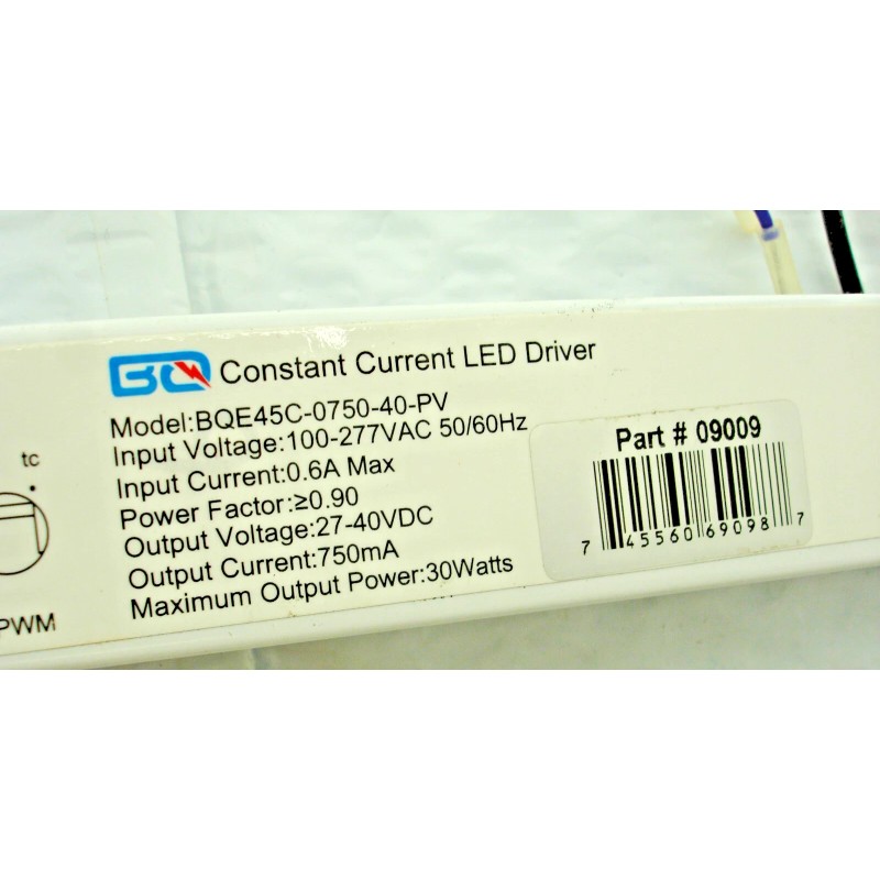 BQ 09009 Wet or Dry Constant Current Dimmable LED driver