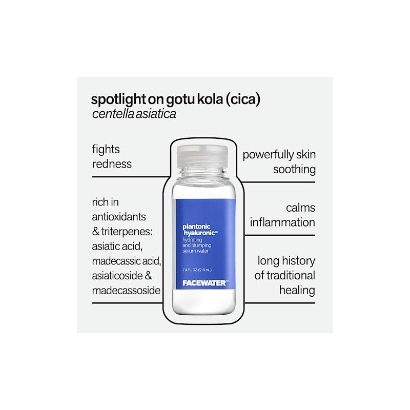 Suero Hidratante Y Voluminizador Facewater Plantonic Hyaluronic