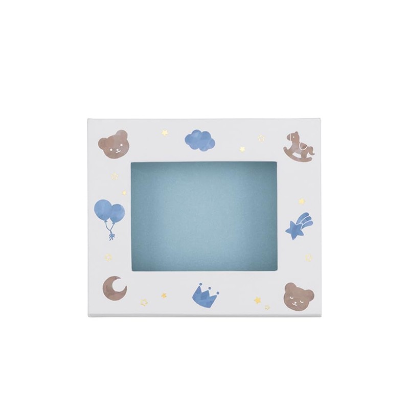 Nakabayashi Frame Case Album, Ring Style/L-Size, 1-Tier Pocket Base, Baby