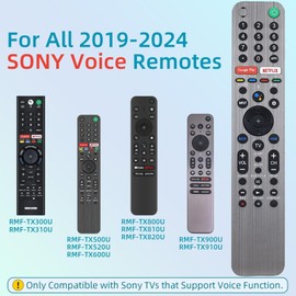 Newest RMF-TX600U Voice Remote Replacement for Sony TV Remote, Compatible with All 2024-2018 Sony Bravia OLED LED 4K 8K UHD TV