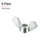DTGN M5x4.8mm Butterfly Nut Wing Nut Wing Nut 5pcs Construction