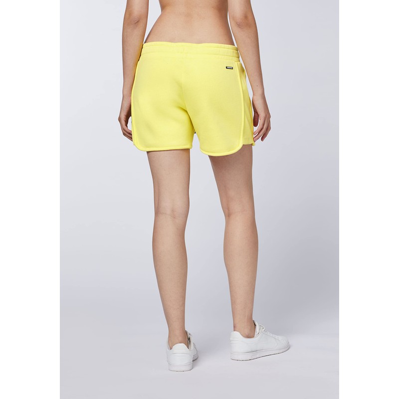 CHIEMSEE Sweat Shorts with Wide Waistband, 12-0742 Lemon Verbena